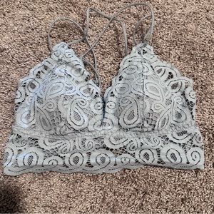 VS PINK Lace Longline Bralette